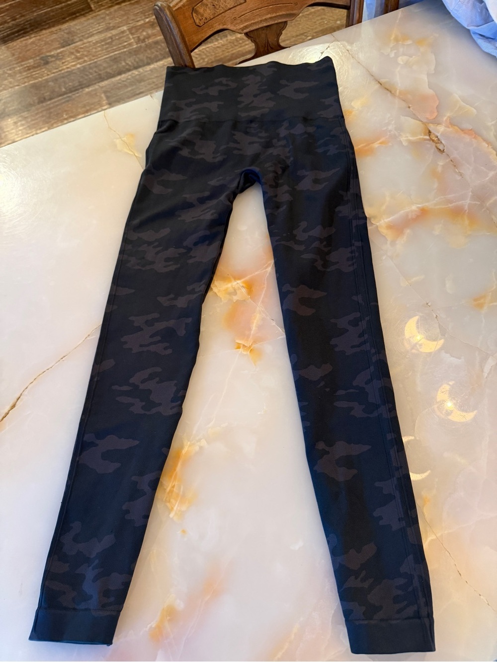 SPANX Black Camo Kids High-Waist Leggings